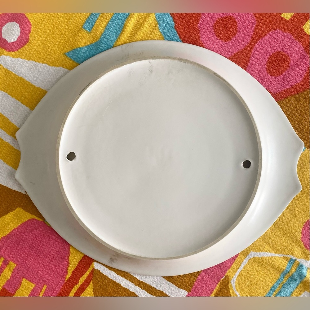 Vintage Mid-Century Ceramic Serving Platter - Picture 2 of 2